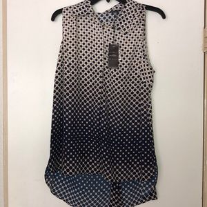Jessica Rose NWT size CL sleeveless blouse